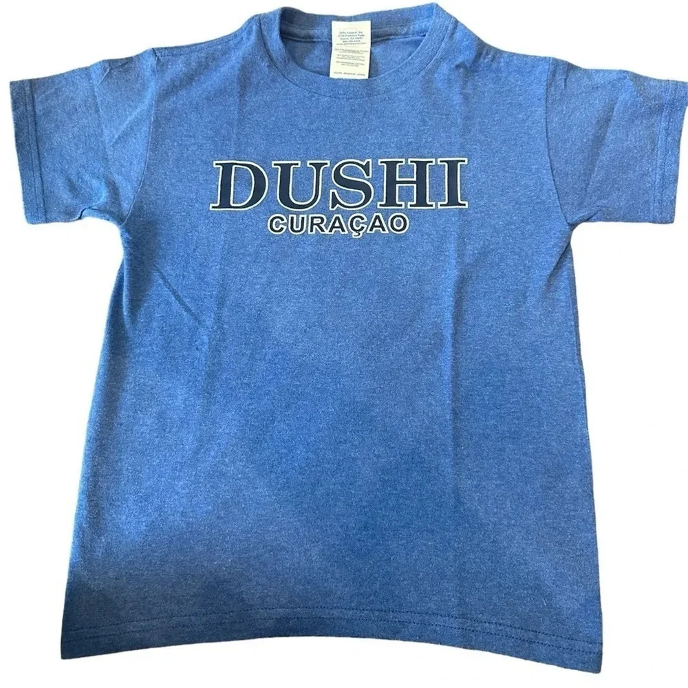 Curaçao Dushi Blue Youth Short Sleeve Shirt